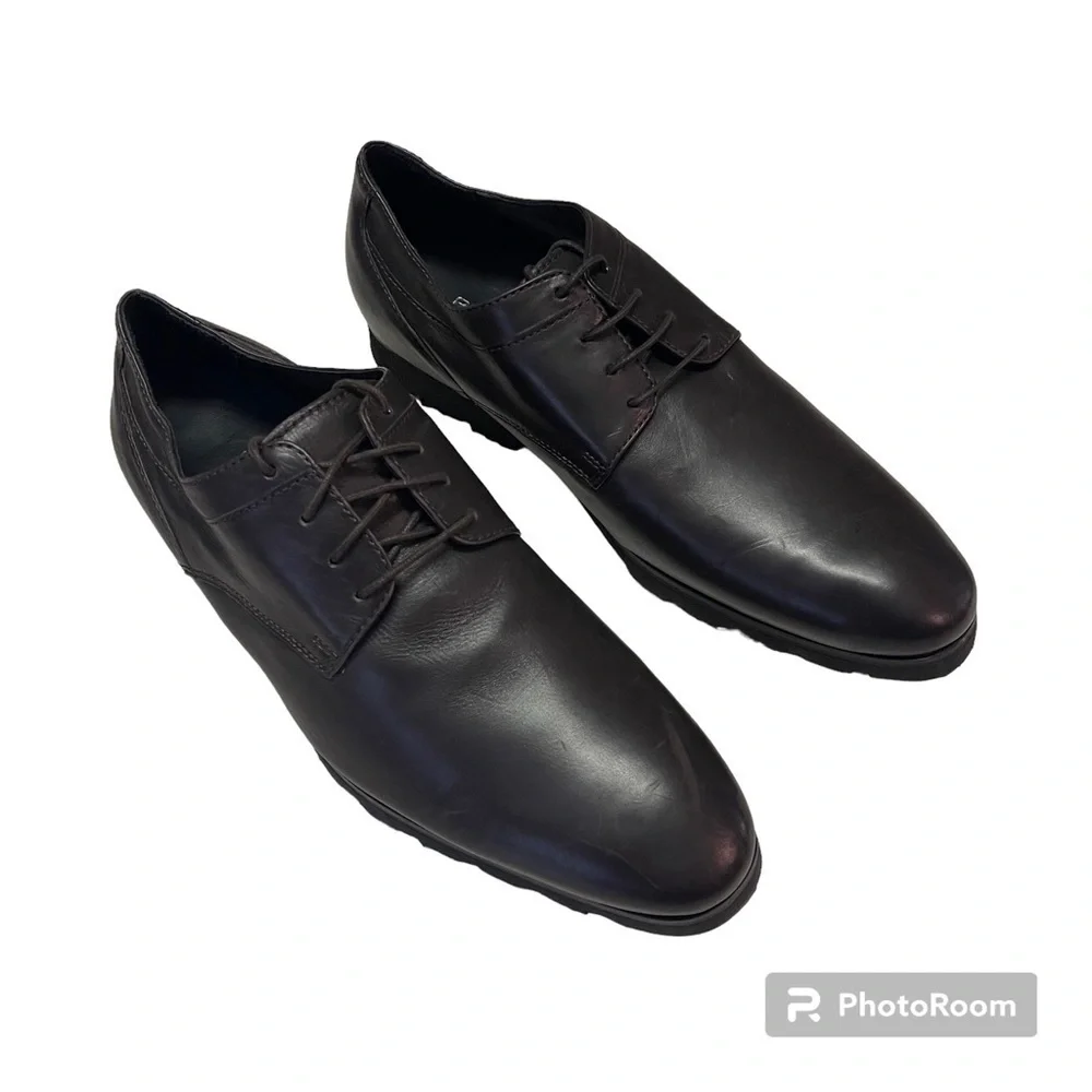 Robert Zur dark brown wingtip leather lace up oxfords men’s size 7 M